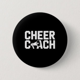 Elite Cheer Coach For Cheerleading Experts Button