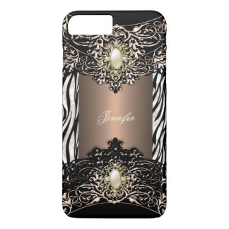 Elite Coffee Zebra Black Pearl Brown 3 iPhone 8 Plus/7 Plus Case