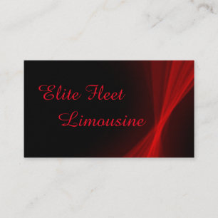 Elite Fleet Limousine Business Cards