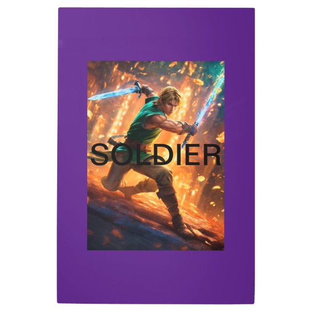 Elite Gift : Metal Wall Art - 24"x36" Masterpiece (Front)