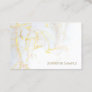 Elite Gold Marble Plain Elegant Golden Modern Chic Business Card
