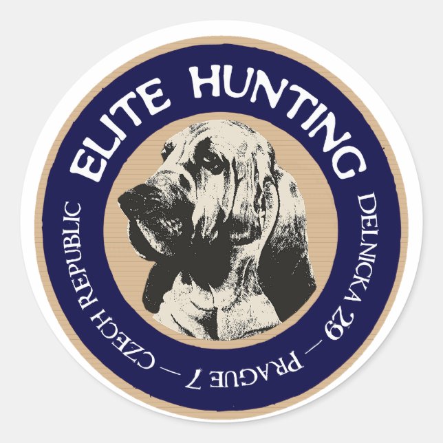 Elite Hunting Hostel Classic Round Sticker (Front)