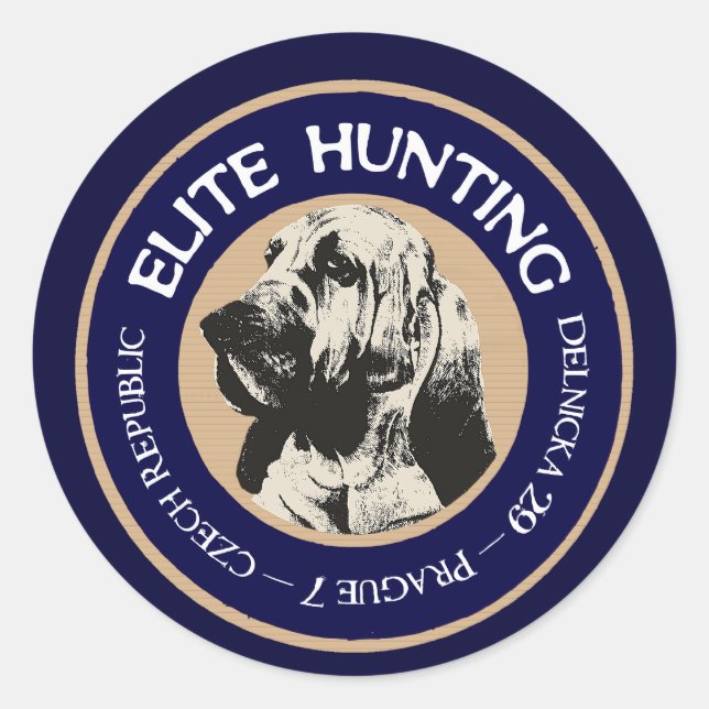 Elite Hunting Hostel Classic Round Sticker (Front)