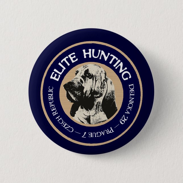 Elite Hunting Hostel Pinback Button (Front)