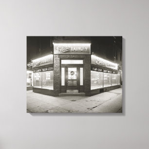 Elite Laundry, 1928 Canvas Print