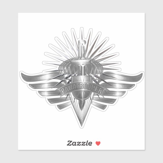 Elite Paratrooper Commemorative Design Sticker (Sheet)