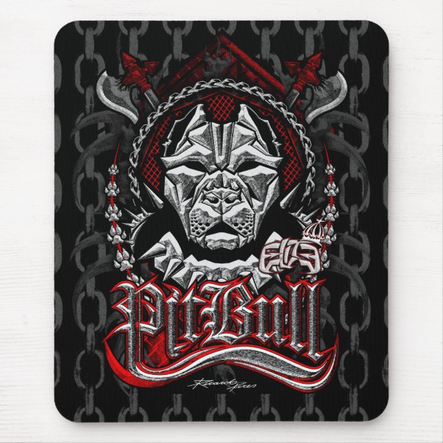 ELITE PITBULL BRAND LOGO MOUSE PAD (Front)