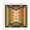 Elite Royal Blue Gold Black Birthday Party