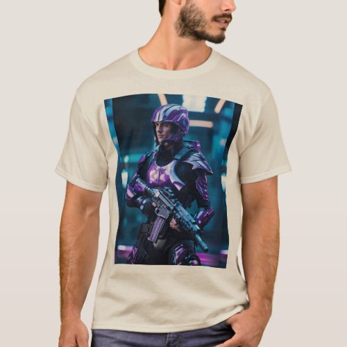 Elite Sentinel High Elf Sci_Fi Soldier T_Shirt