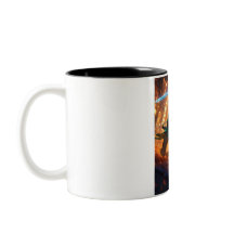 Elite Soldier Two-Tone Mug: Camo Design, 11oz