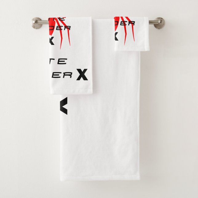 Elite Spider X Bathroom Towel Set (Insitu)