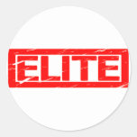 Elite Stamp Classic Round Sticker