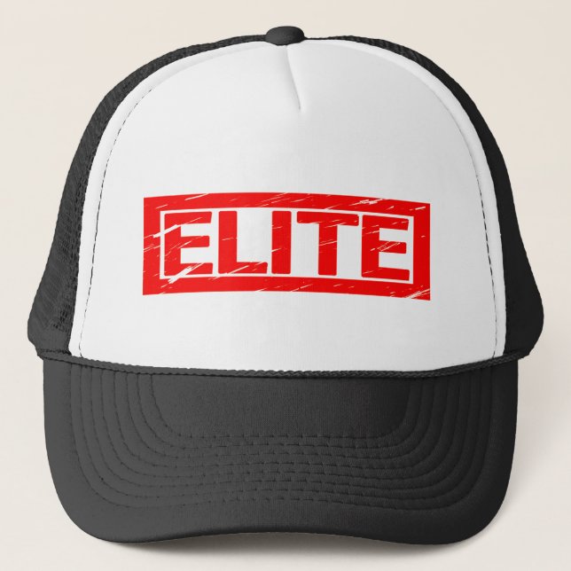 Elite Stamp Trucker Hat (Front)