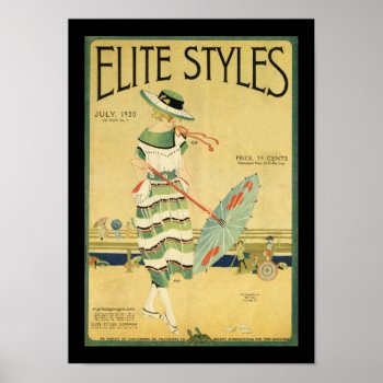 Elite Styles 1920 Poster by EnKore at Zazzle
