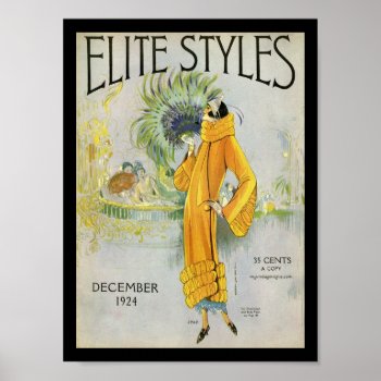 Elite Styles 1924 Poster by EnKore at Zazzle