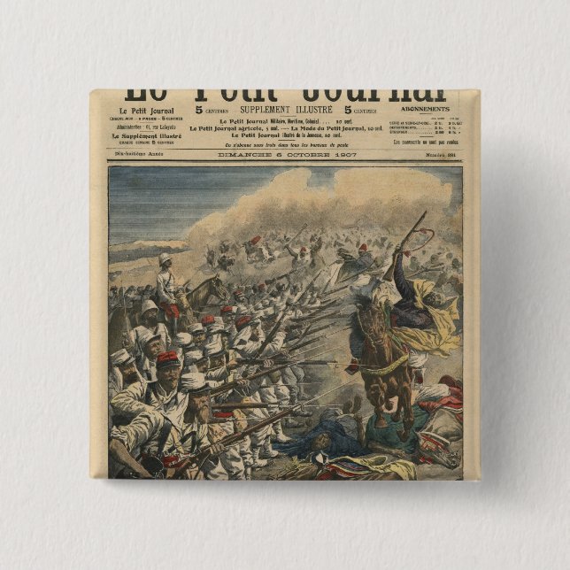 Elite troops of French army, French Foreign Button (Front)