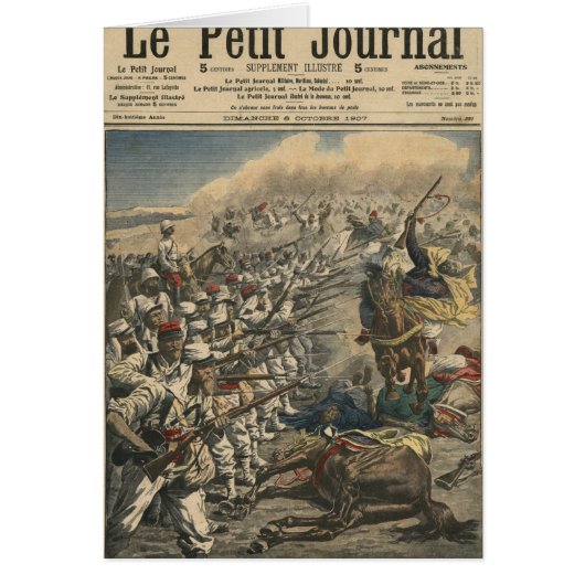 Elite troops of French army, French Foreign Cards (Front)