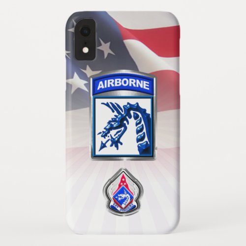 Elite XVIII Airborne Corps Americas Contingency iPhone XR Case
