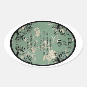 Elixir of life potion label