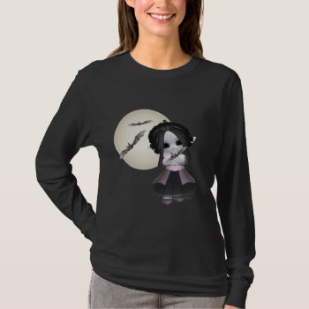 Eliza Little Gothic T-shirt by Ricaso_Graphics at Zazzle