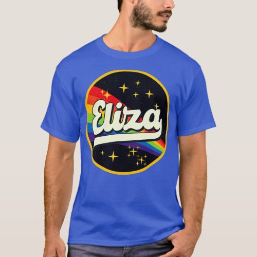 Eliza Rainbow In Space Vintage Style T_Shirt