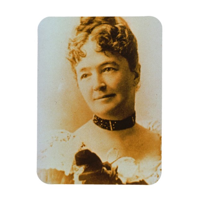 Elizabeth Bacon Custer (1842-1933) wife of General Magnet (Vertical)