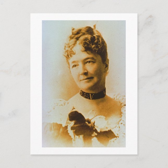 Elizabeth Bacon Custer (1842-1933) wife of General Postcard (Front)