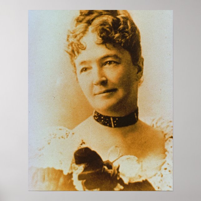 Elizabeth Bacon Custer (1842-1933) wife of General Poster (Front)