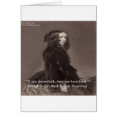 Elizabeth Barrett Browning Faith Desire Quote (Front)