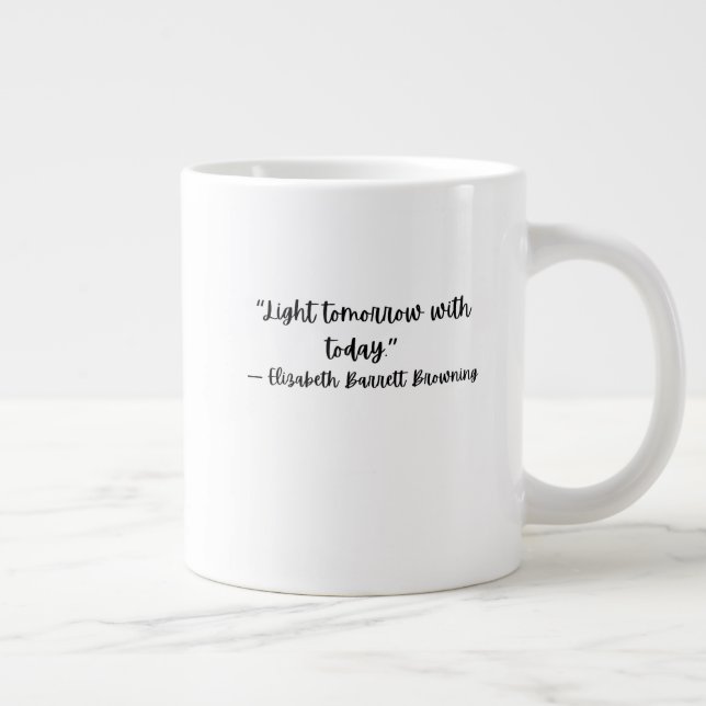 Elizabeth Barrett Browning Inspirational Mug (Right)