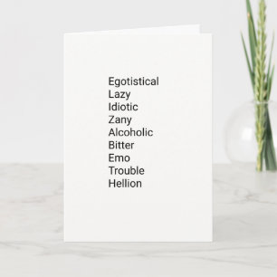 Elizabeth Birthday Card