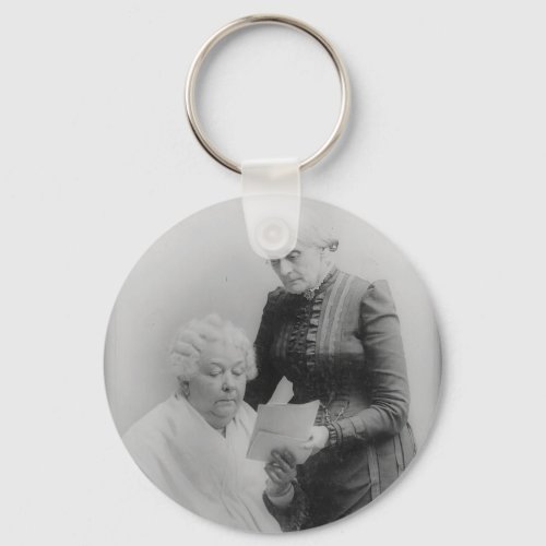 Elizabeth Cady Stanton and Susan B Anthony Keychain