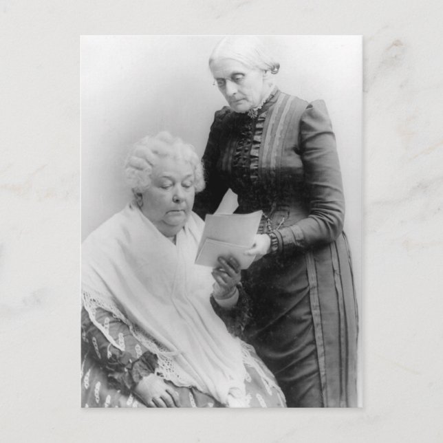 Elizabeth Cady Stanton and Susan B. Anthony Postcard (Front)