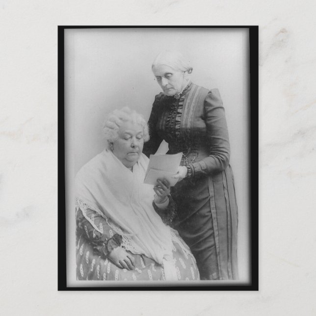 Elizabeth Cady Stanton and Susan B. Anthony Postcard (Front)
