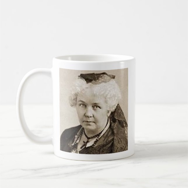 Elizabeth Cady Stanton - Feminist Coffee Mug (Left)
