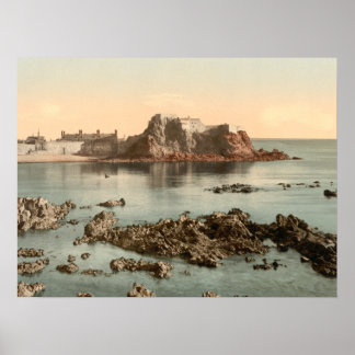 Elizabeth Castle, St Heliers, archival print