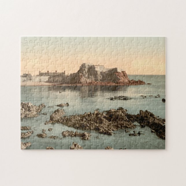Elizabeth Castle, St Heliers, archival print Jigsaw Puzzle (Horizontal)