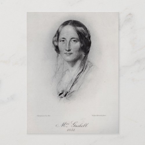 Elizabeth Cleghorn Gaskell Postcard