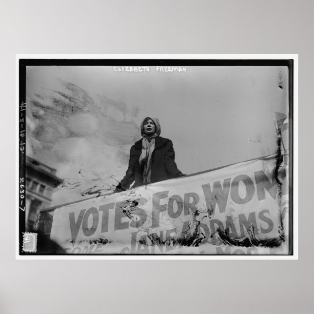Elizabeth Freeman Votes for Women Poster (Front)