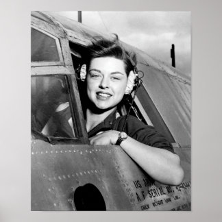 Elizabeth Gardner - Women's Airforce Service Pilot Poster