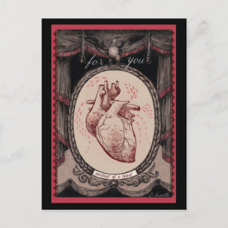Elizabeth Haidle's My Heart: For You Postcard