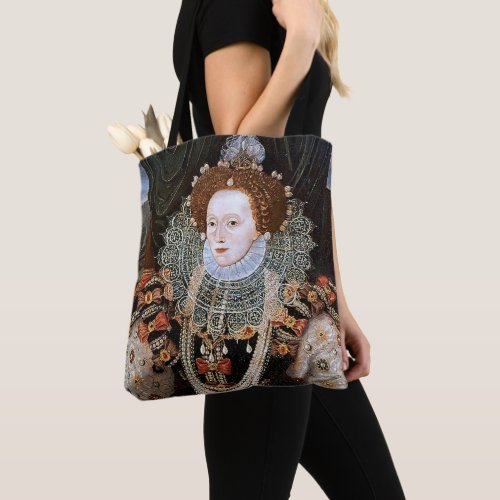 Elizabeth I and Anne Boleyn Queens of England Tote Bag