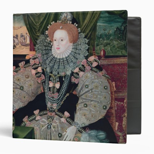Elizabeth I Armada Portrait c1588 3 Ring Binder