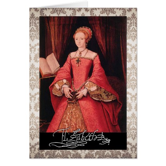 Elizabeth I as Princess Cards (Front)