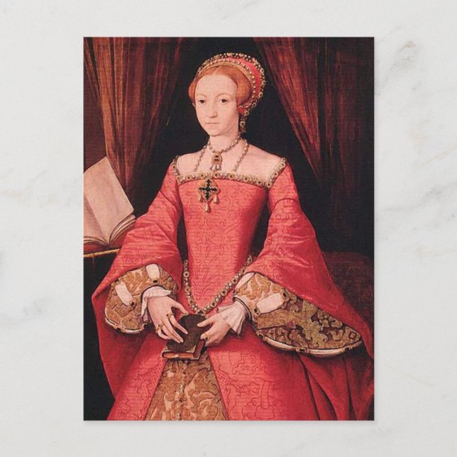 Elizabeth I as Princess Postcard (Front)