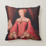 Elizabeth I as Princess Throw Pillow