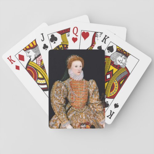 Elizabeth I of England The Darnley Portrait Poker Cards