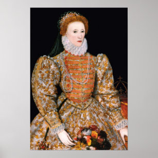 Elizabeth I of England (The “Darnley Portrait”) Poster