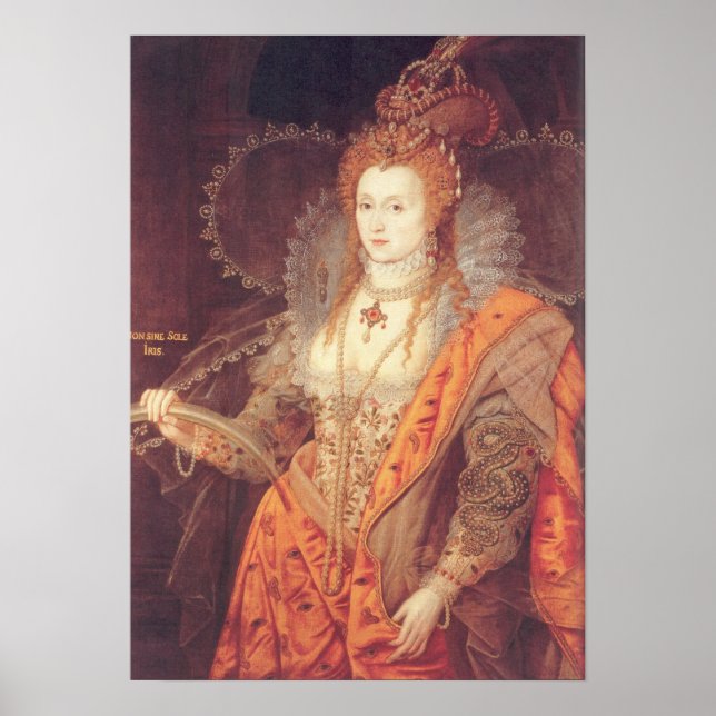 Elizabeth I Rainbow Portrait Poster (Front)