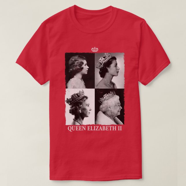 Elizabeth II Long Live the Queen T-Shirt (Design Front)